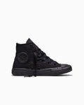 Kids Canvas High-Top Sneaker - Multiple Colors - Black Monochrome