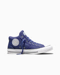 Canvas Mid Top Sneaker - Indigo Storm/Light Grey/White