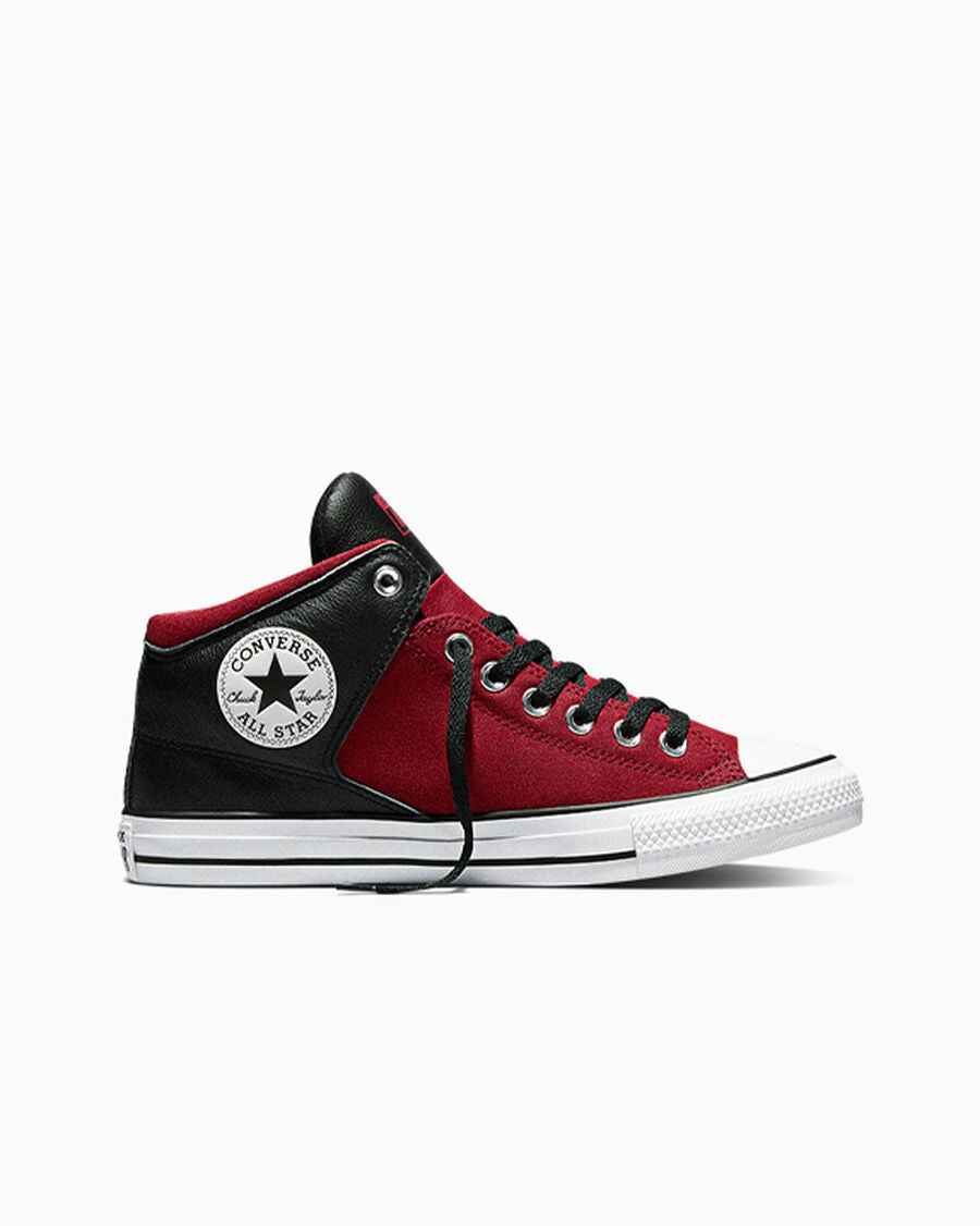 Color-Block Canvas Mid Top Sneaker