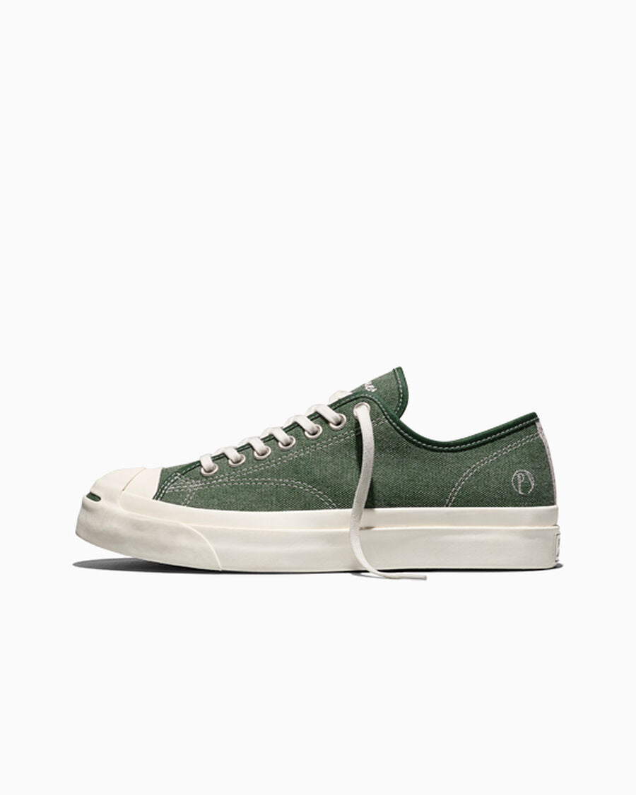 Coated Canvas Low-Top Tennis Sneaker