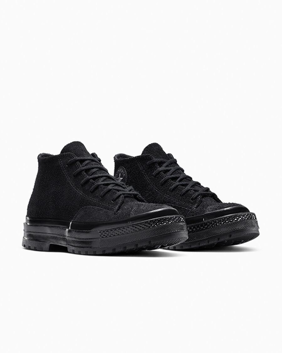 Unisex Suede Mid-Top Derby Shoe