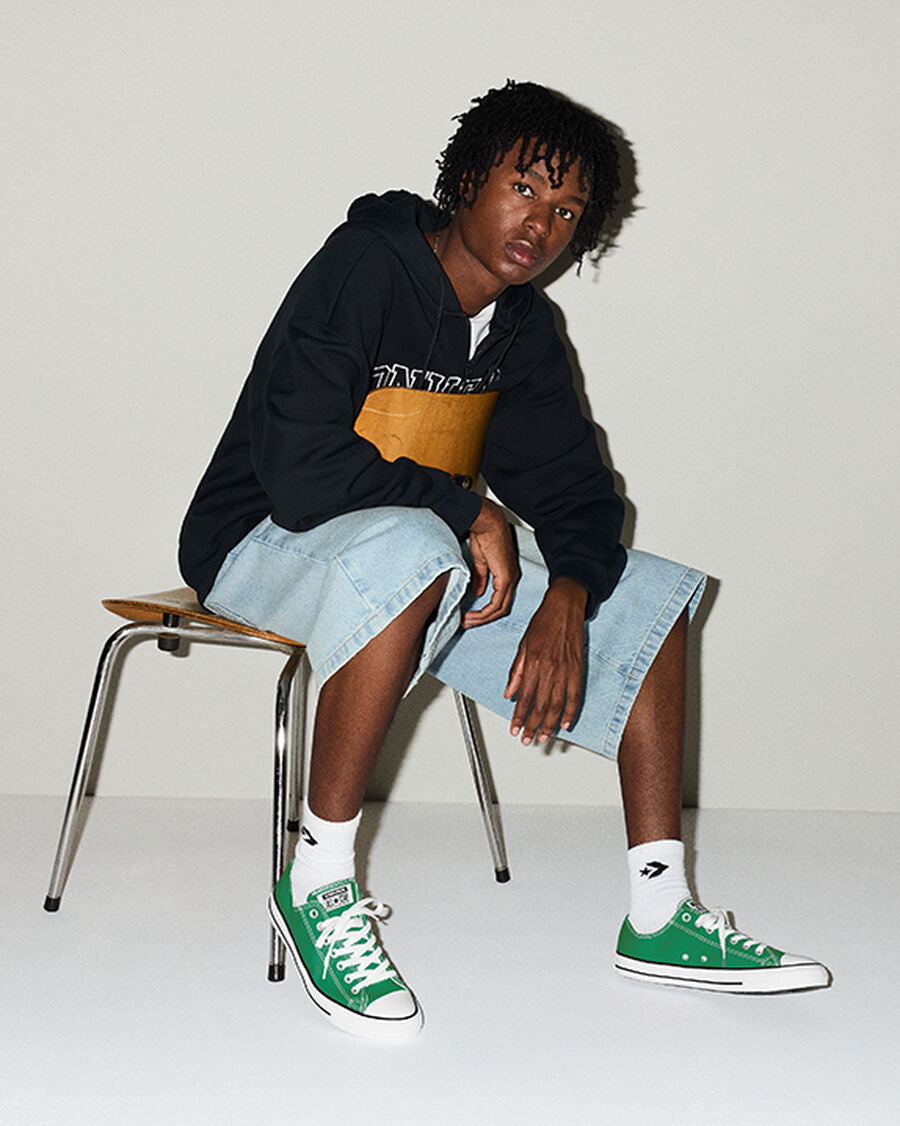 Canvas Low-Top Sneaker - Multiple Colors - Amazon Green