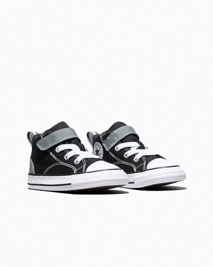 Toddler Canvas Strap Mid Top Sneaker