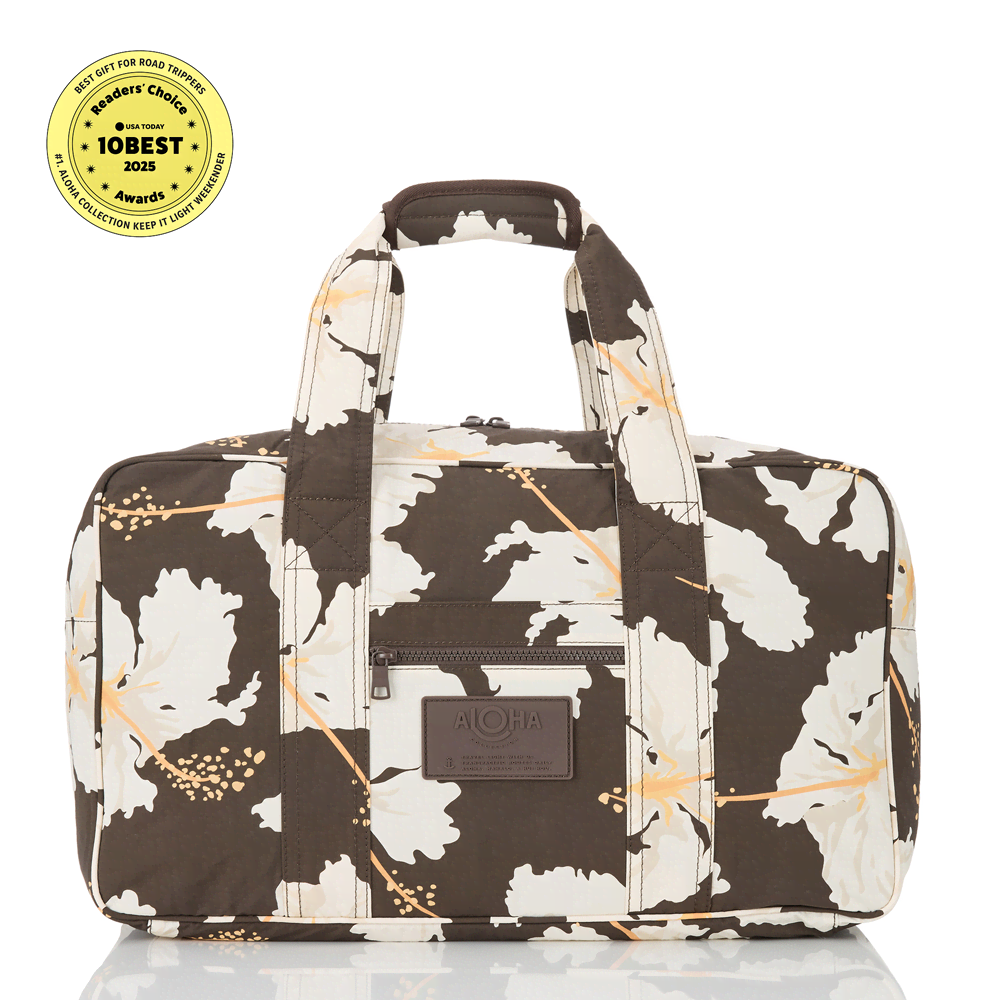 Ripstop Nylon Weekender Bag - Floral