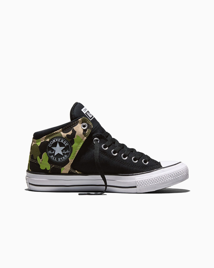 Camo Canvas Mid Top Sneaker