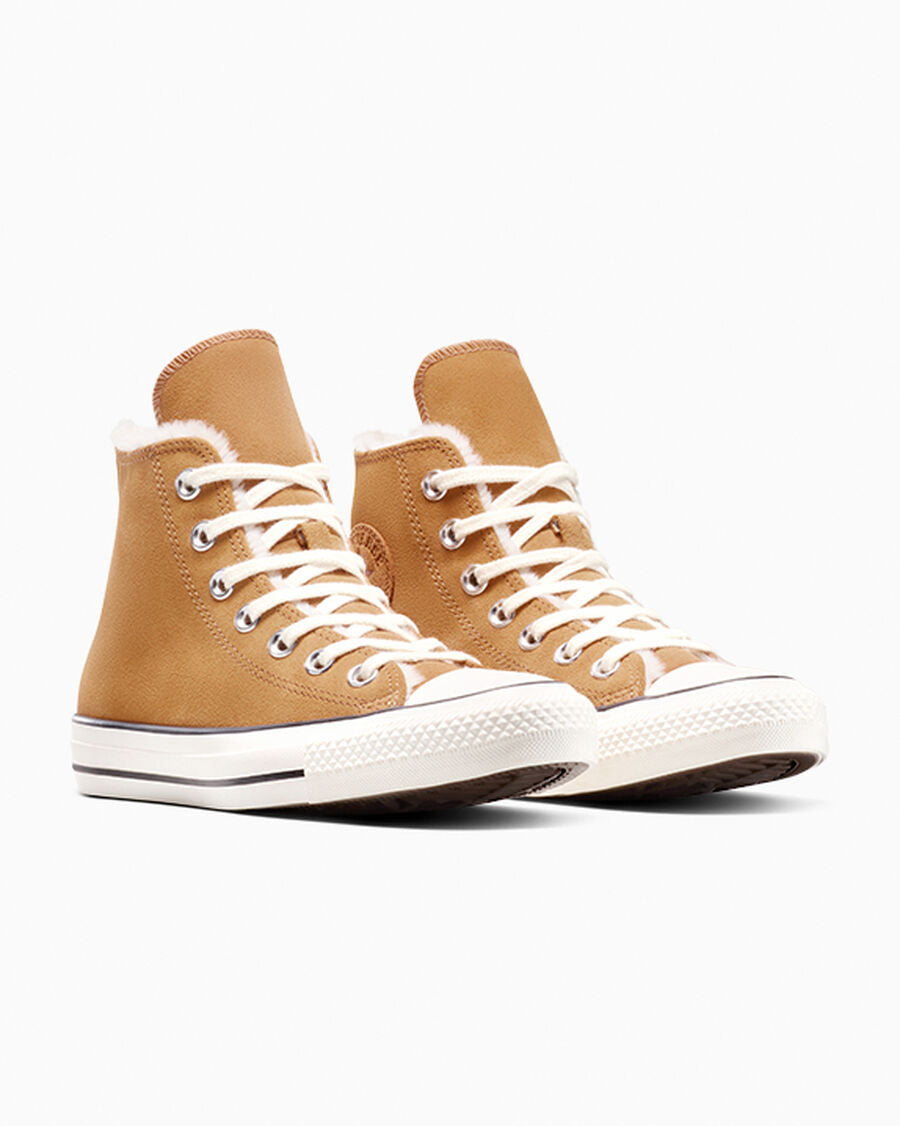 Women's Faux Fur Lined Suede High Top