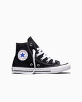 Kids Canvas High-Top Sneaker - Multiple Colors - Black