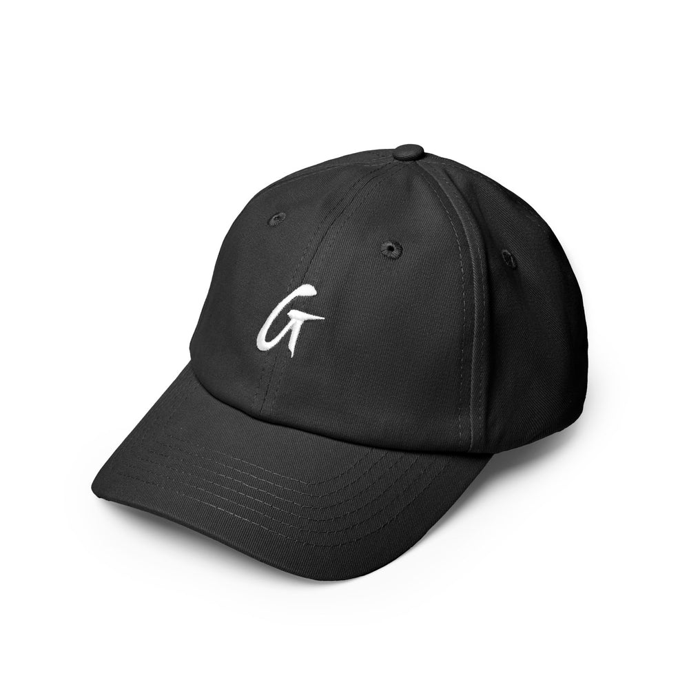 Adjustable Cotton Baseball Cap - Black