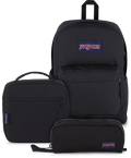 Three-Piece Backpack And Lunch Bag Set - Black