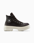 Women's Water-Resistant Leather Lug Sole Boot - Mudguard/Mudguard/Egret