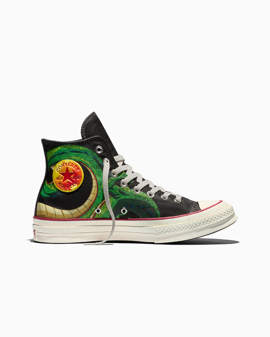 Leather Graphic High Top Sneaker