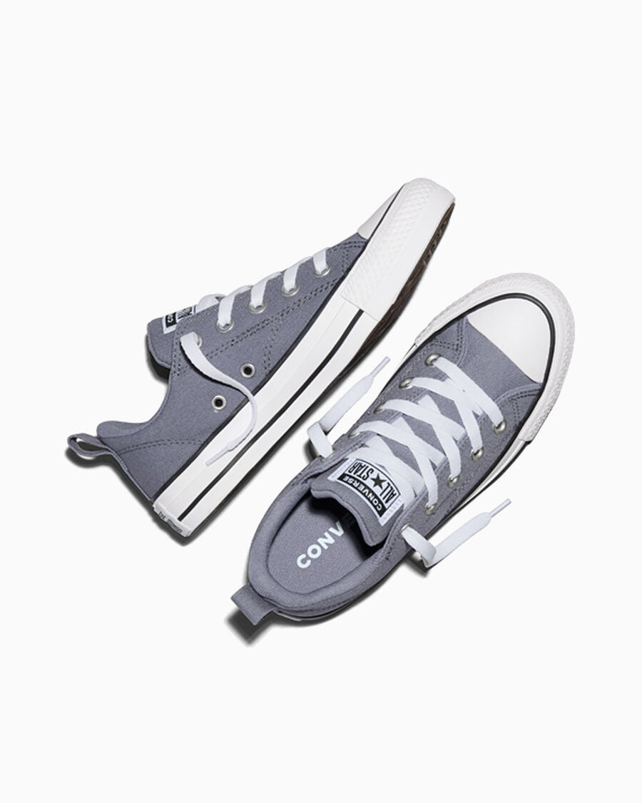 Kids' Canvas Low Top Sneaker - Thunder Whale/White/Black