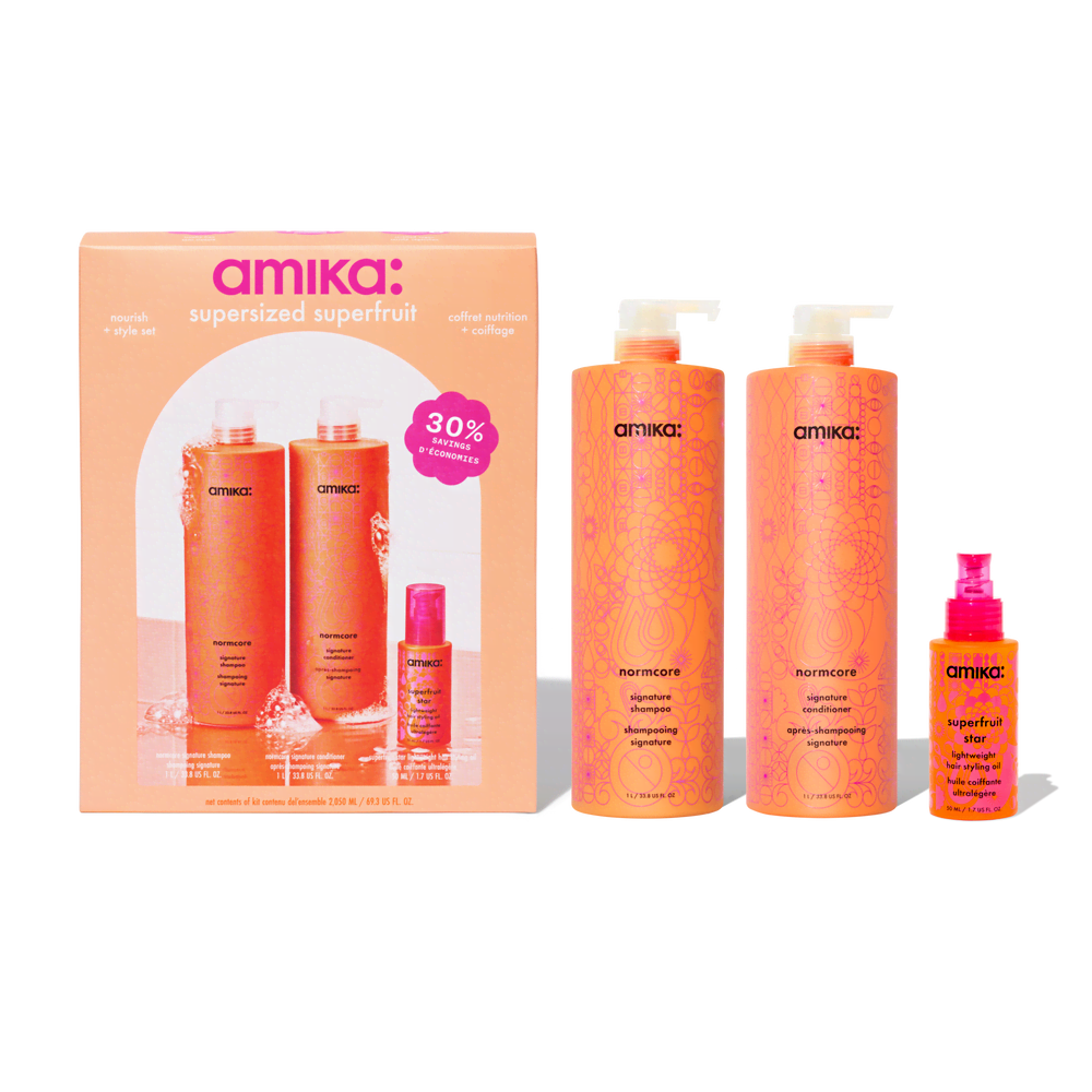 Jumbo Nourishing Shampoo Conditioner And Hair Oil Set