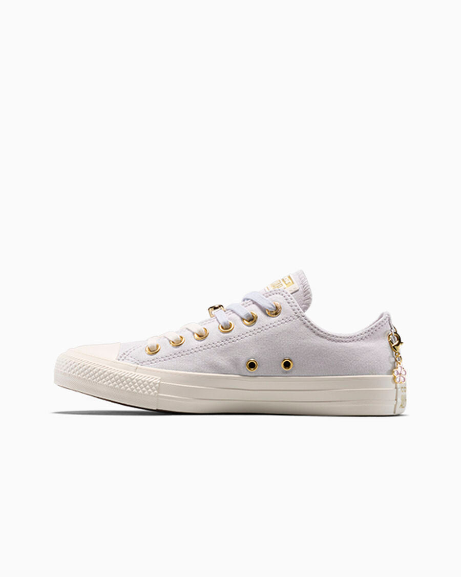 Canvas Low Top Sneaker With Charms