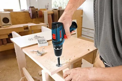 BOSCH 12V Max Cordless Drill/Driver And Impact Driver Combo Kit With 2 Batteries, Charger And Case - CLPK22-120