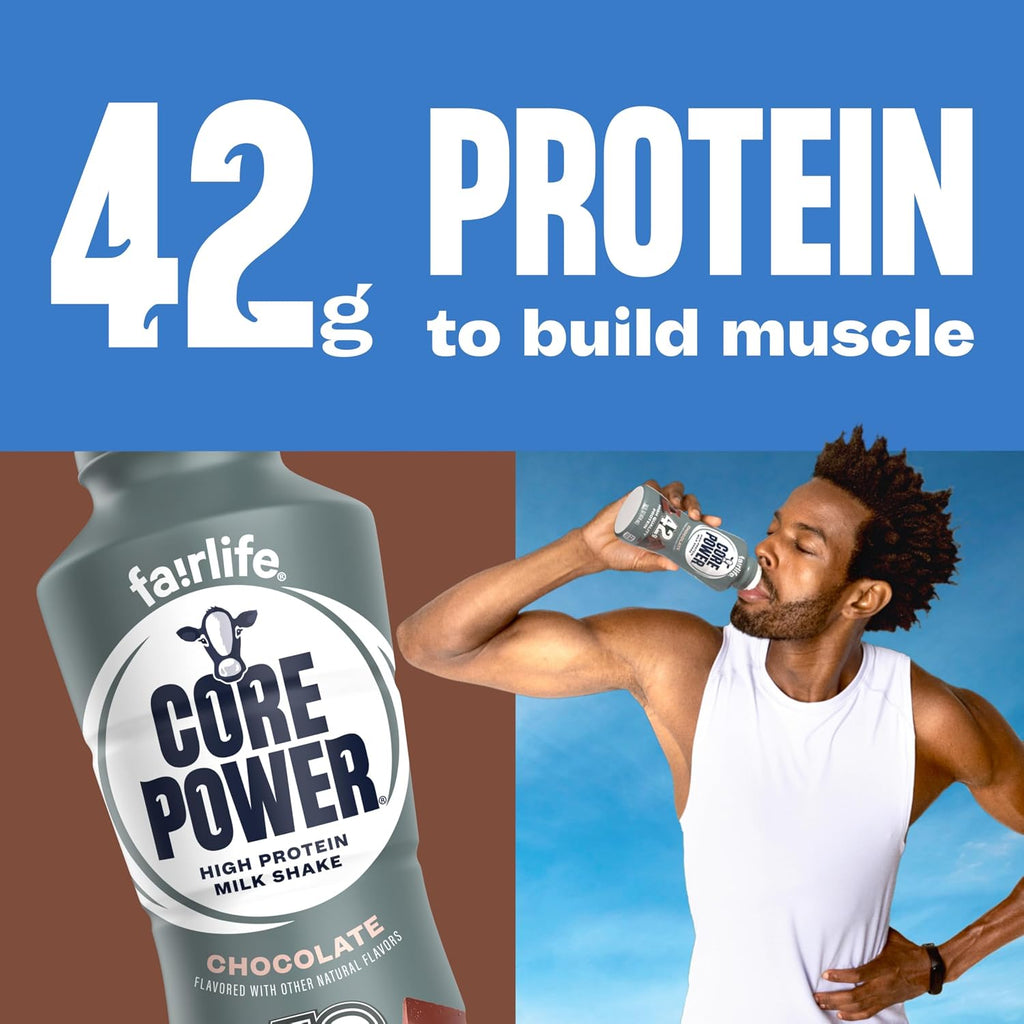 Chocolate High-Protein Milk Shake, 14 oz, 12 Pack