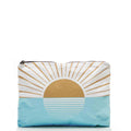 Medium Travel Pouch - Beach Print