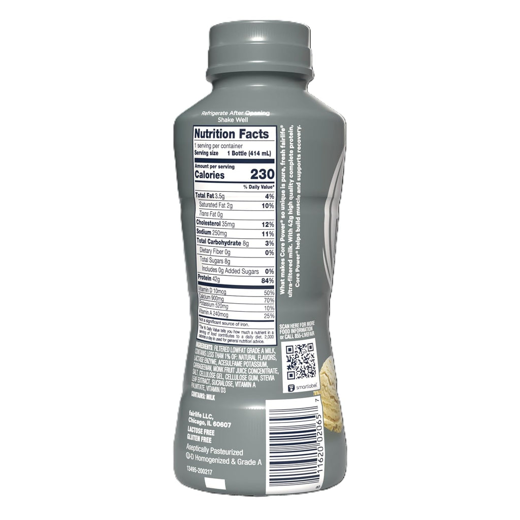 Vanilla High-Protein Milk Shake, 14 oz, 12 Pack