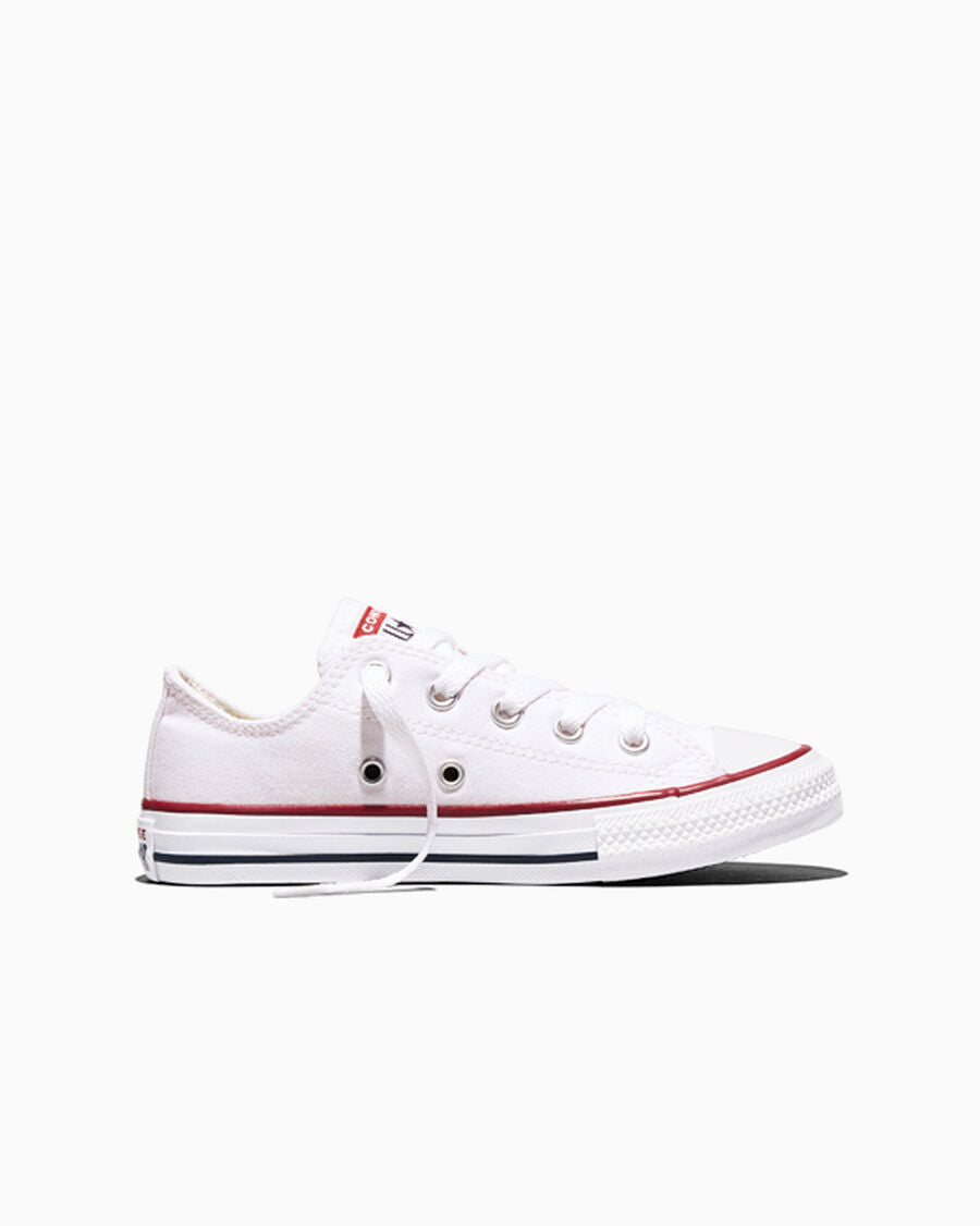 Kids Canvas Low-Top Sneaker - Multiple Colors - Optical White