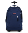 Rolling Laptop Backpack - Black/Navy/Russet Red