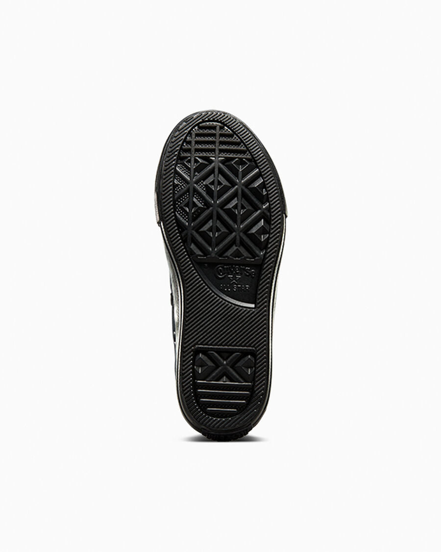 Kids Canvas Low-Top Sneaker - Multiple Colors - Black Monochrome