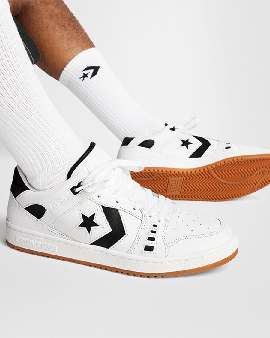 Leather Skate Low Top Shoe