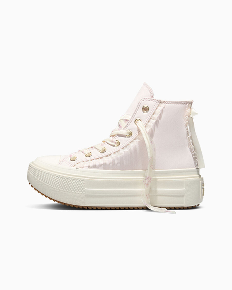 Canvas Platform High Top Sneaker - Floral