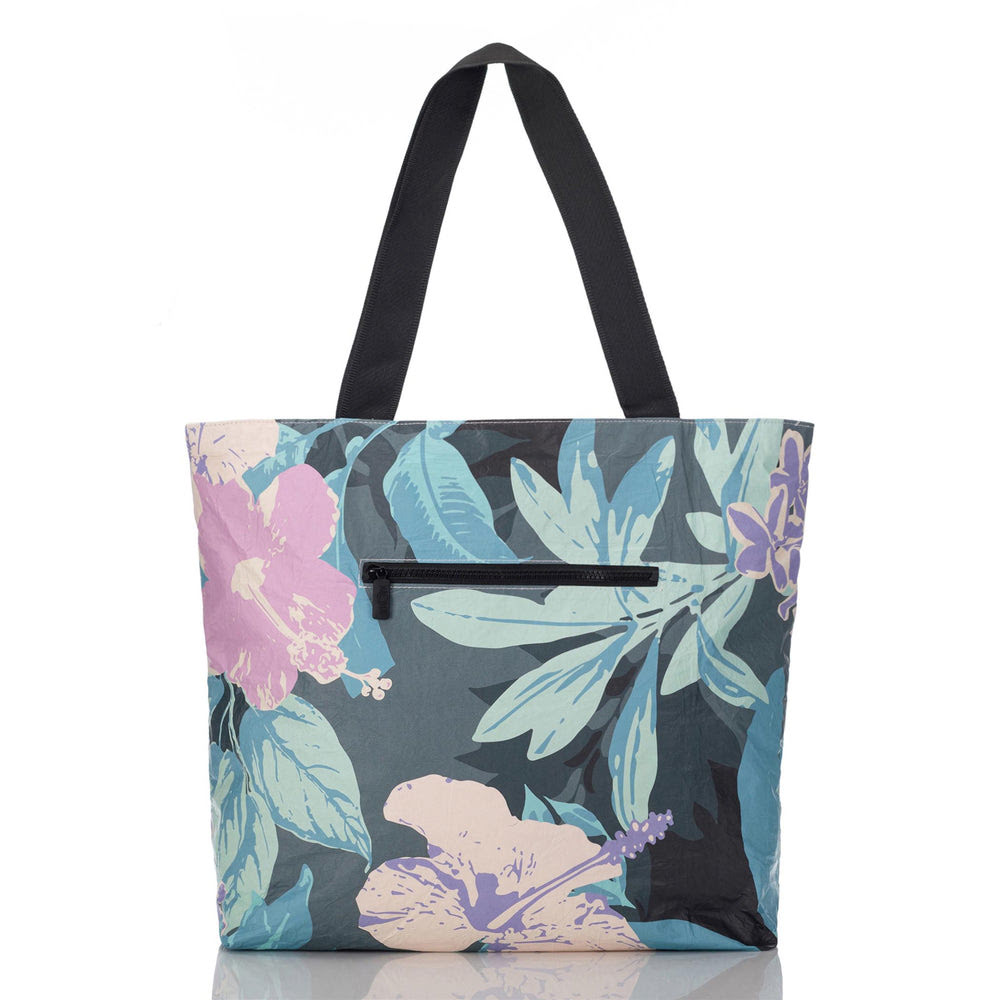 Expandable Nylon Tote - Tropical Print