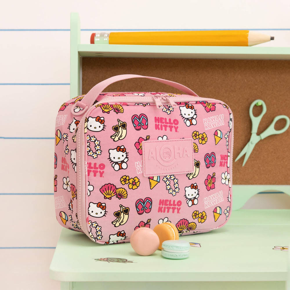 Insulated Lunch Bag - Tropical Icon Print