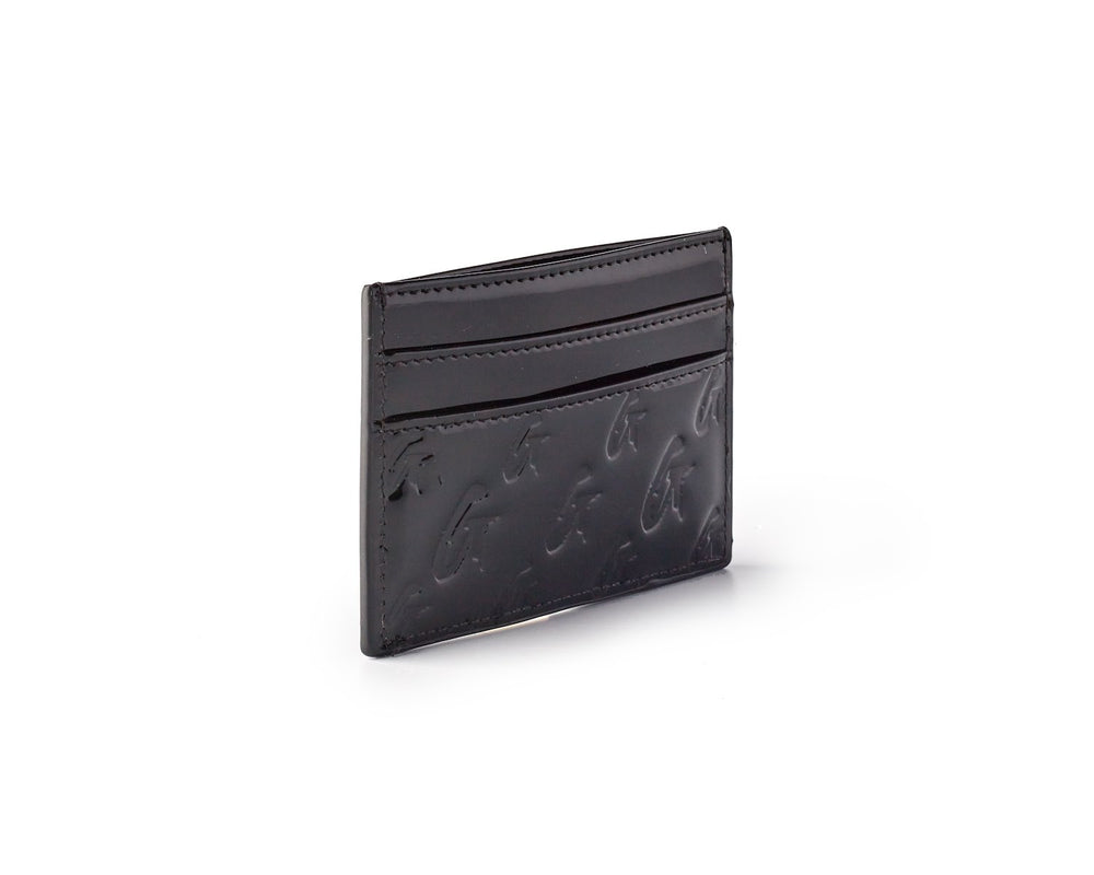 Vegan Leather Card Holder - Matte Black