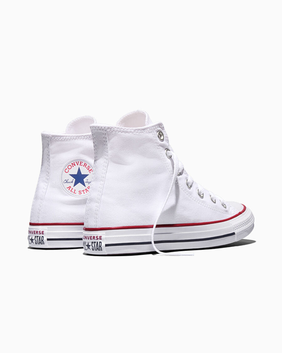 Canvas High-Top Sneaker - Multiple Colors - Optical White