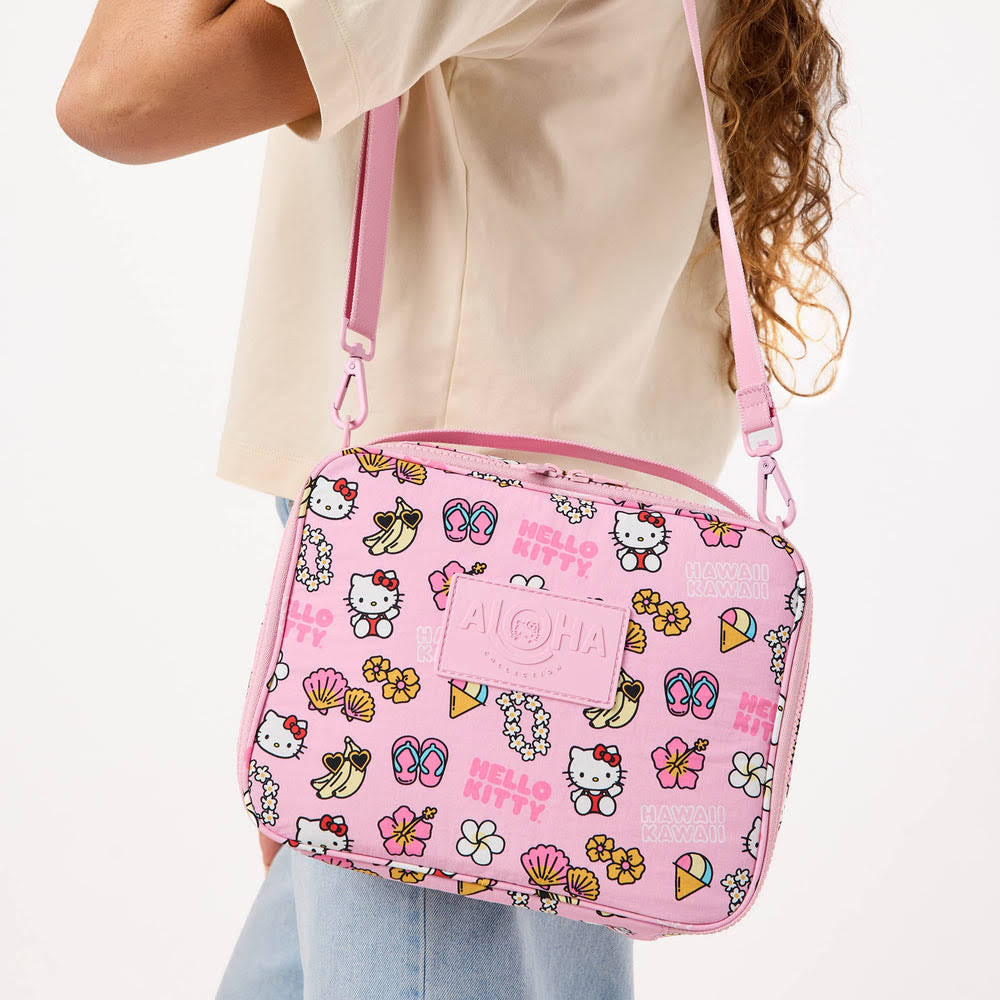Insulated Lunch Bag - Tropical Icon Print
