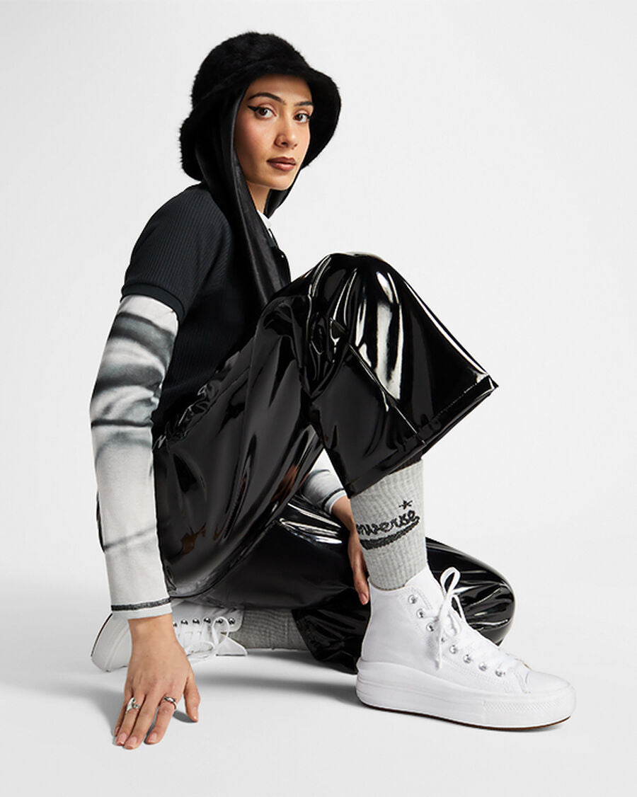 Canvas Platform High Top Sneaker