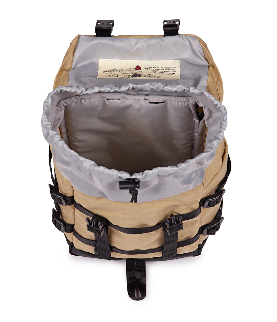 Recycled Nylon Mini Backpack - Smokey Grit