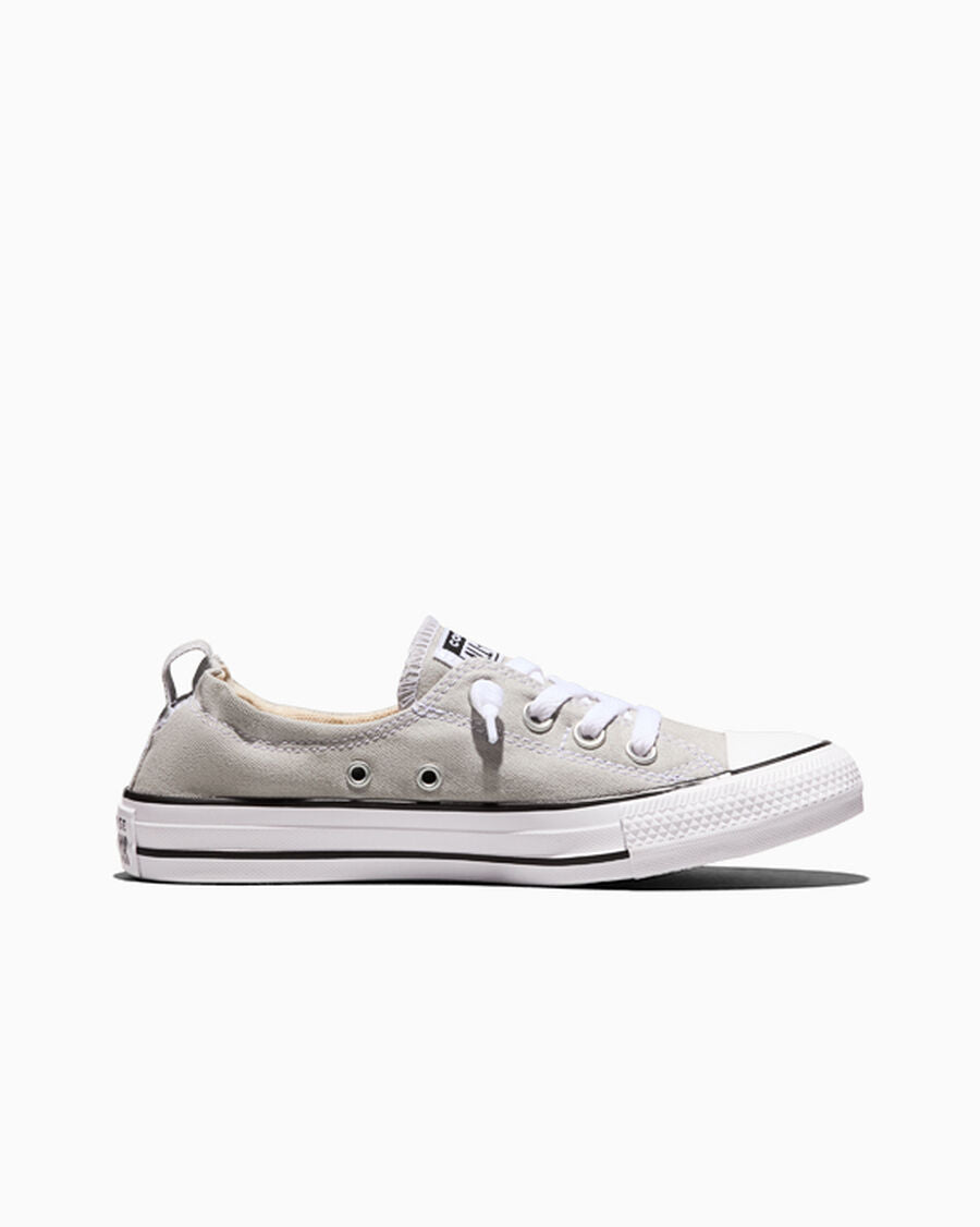 Canvas Slip-On Low Top Sneaker - Black - Cloud Gray