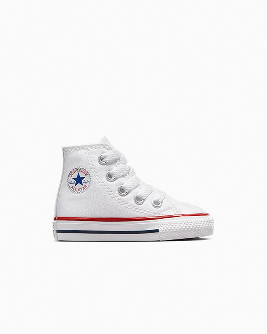 Toddler Canvas High-Top Sneaker - Multiple Colors - Optical White