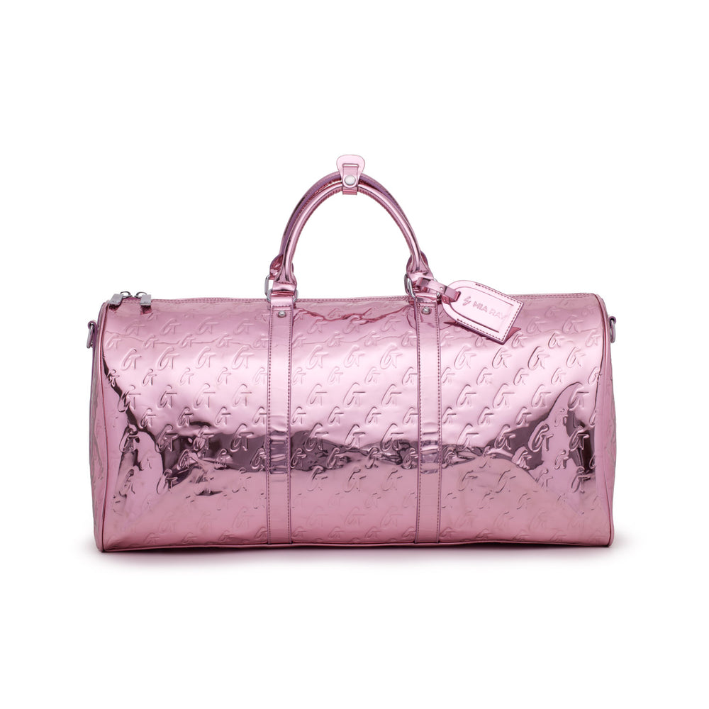 Travel Tote And Duffle Set - Metallic Pink