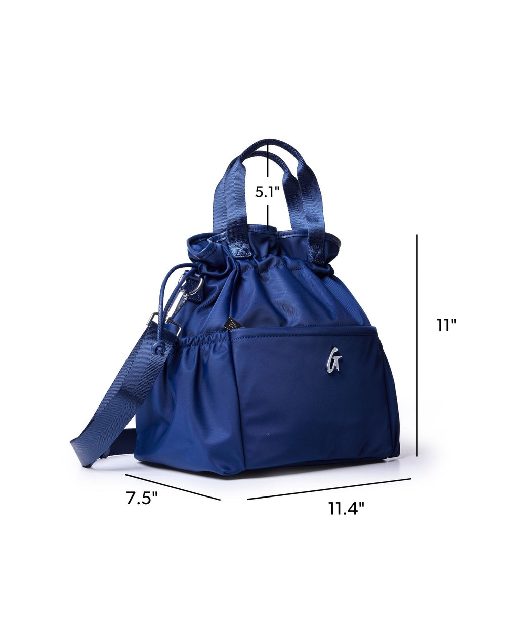 Insulated Nylon Lunch Bag - Navy