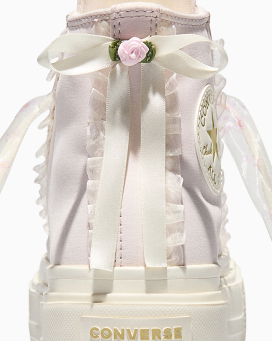 Canvas Platform High Top Sneaker - Floral