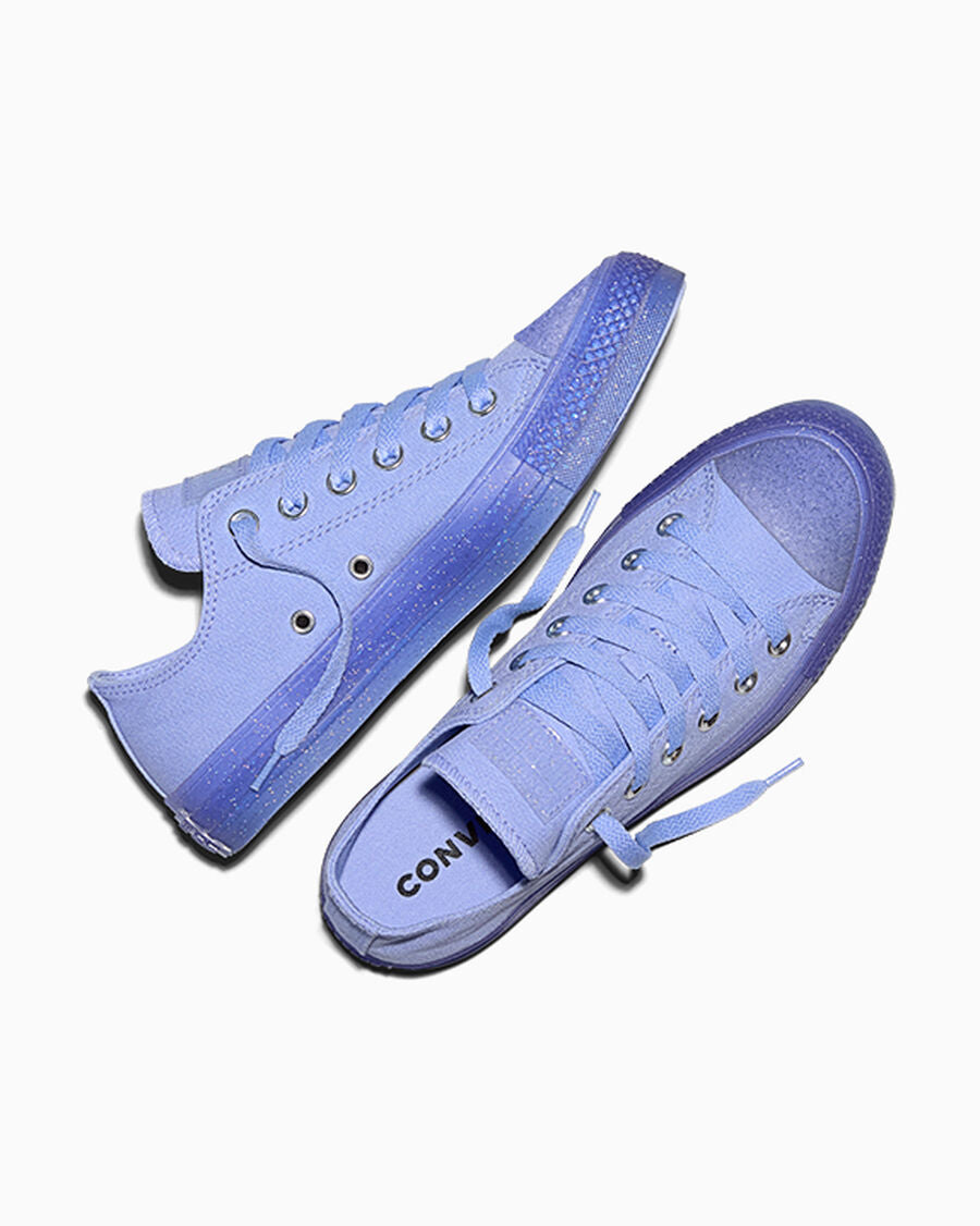 Glitter Clear Sole Canvas Low Top Sneaker