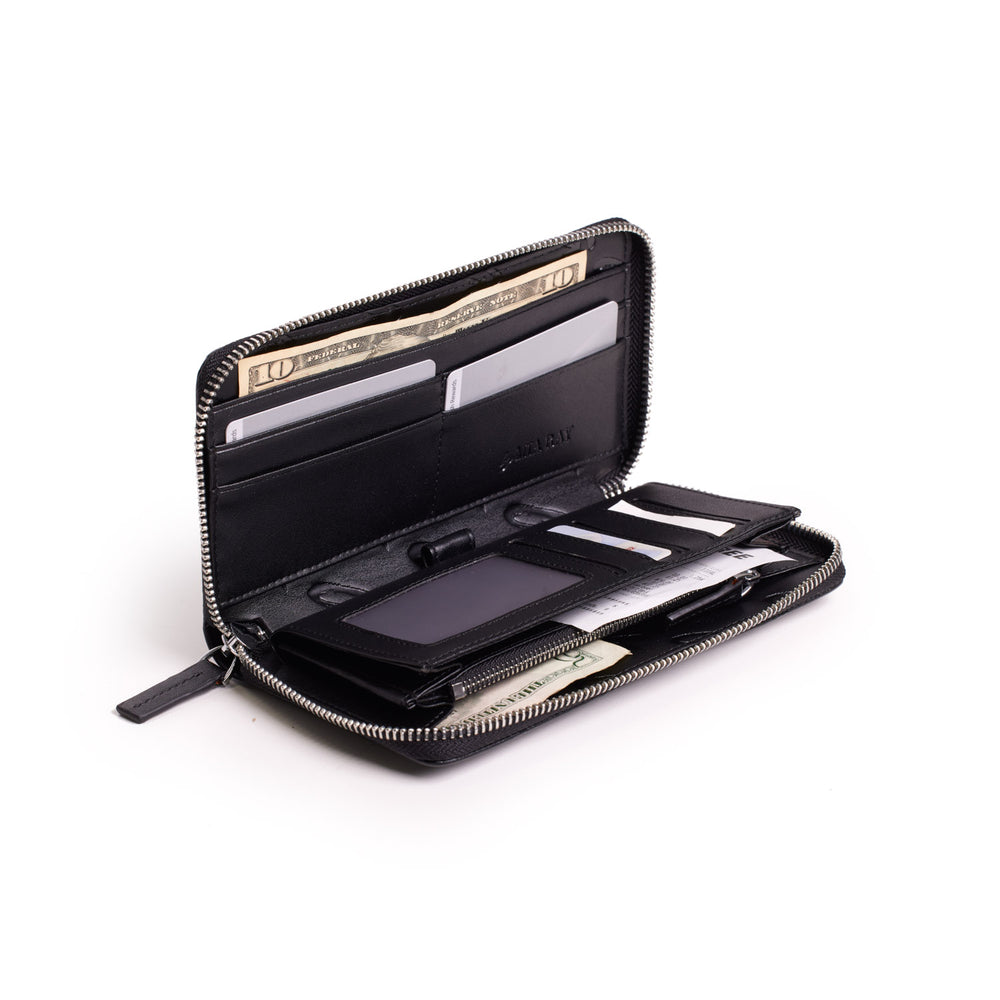 Vegan Leather Wallet - Black