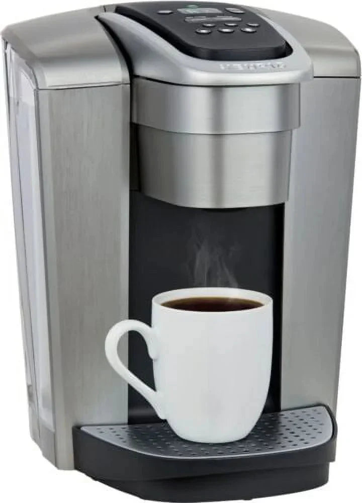 Keurig Single Serve K-Cup Pod Coffee Maker, Brushed Silver - K-Elite