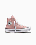 Kids Canvas Platform High Top Sneaker - Black - Petal Pit/White/Black