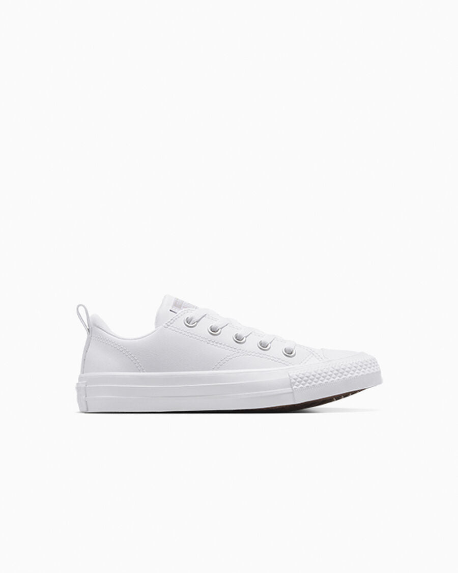 Leather Padded Low Top Kids Sneaker