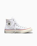 Heavyweight Canvas High Top Sneaker - Black - White/Garnet/Egret