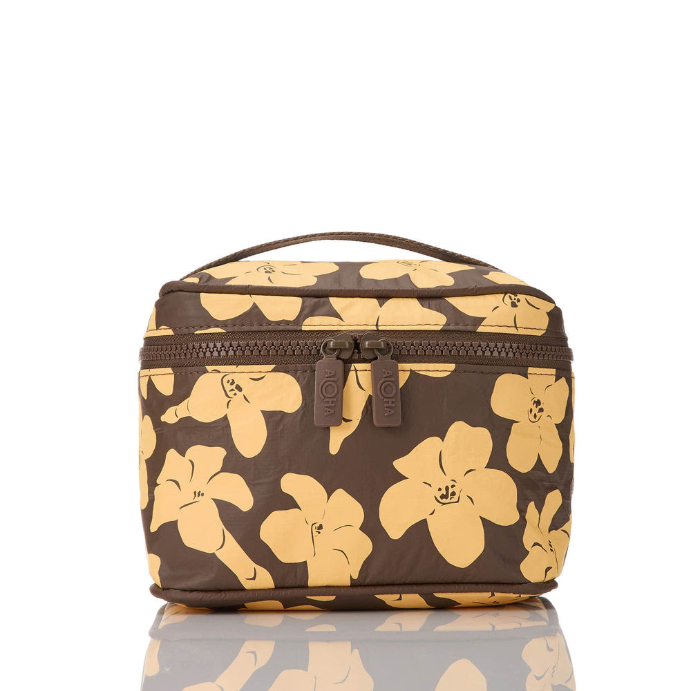 Handled Splash-Resistant Toiletry Bag - Floral