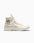 Canvas And Suede High-Top Sneaker - Vintage White/Egret/Papyrus Brown
