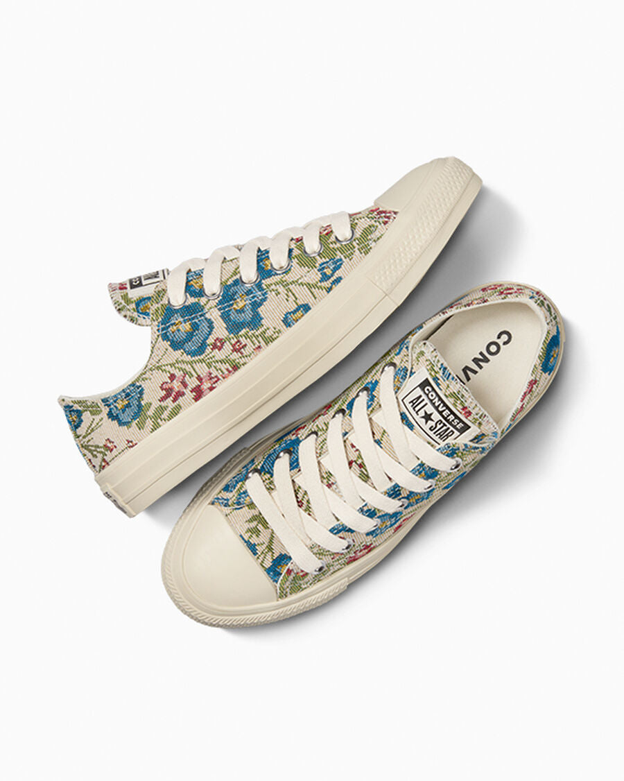 Women's Floral Jacquard Low Top Sneaker
