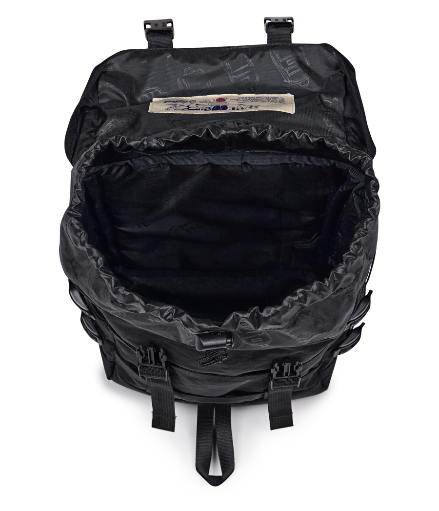 Recycled Nylon Mini Backpack - Smokey Grit