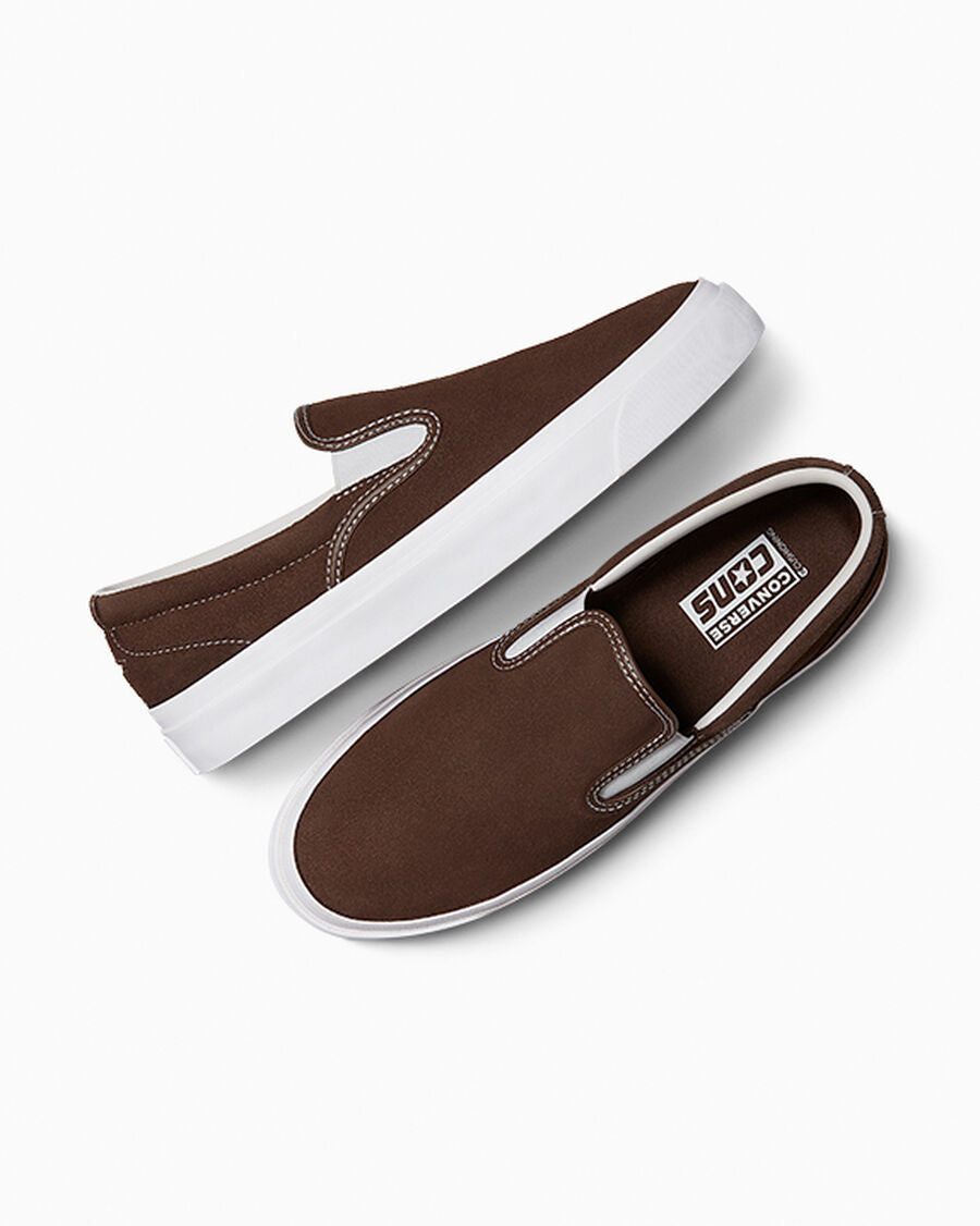 Suede Slip-On Skate Low Top Shoe